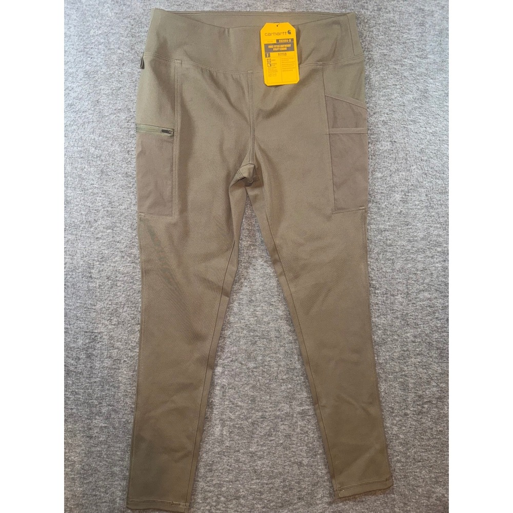 Carhartt FORCE Fitted Lightweight Utility Legging Womens Large 12-14 Green NEW